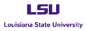 Louisiana State University Logo